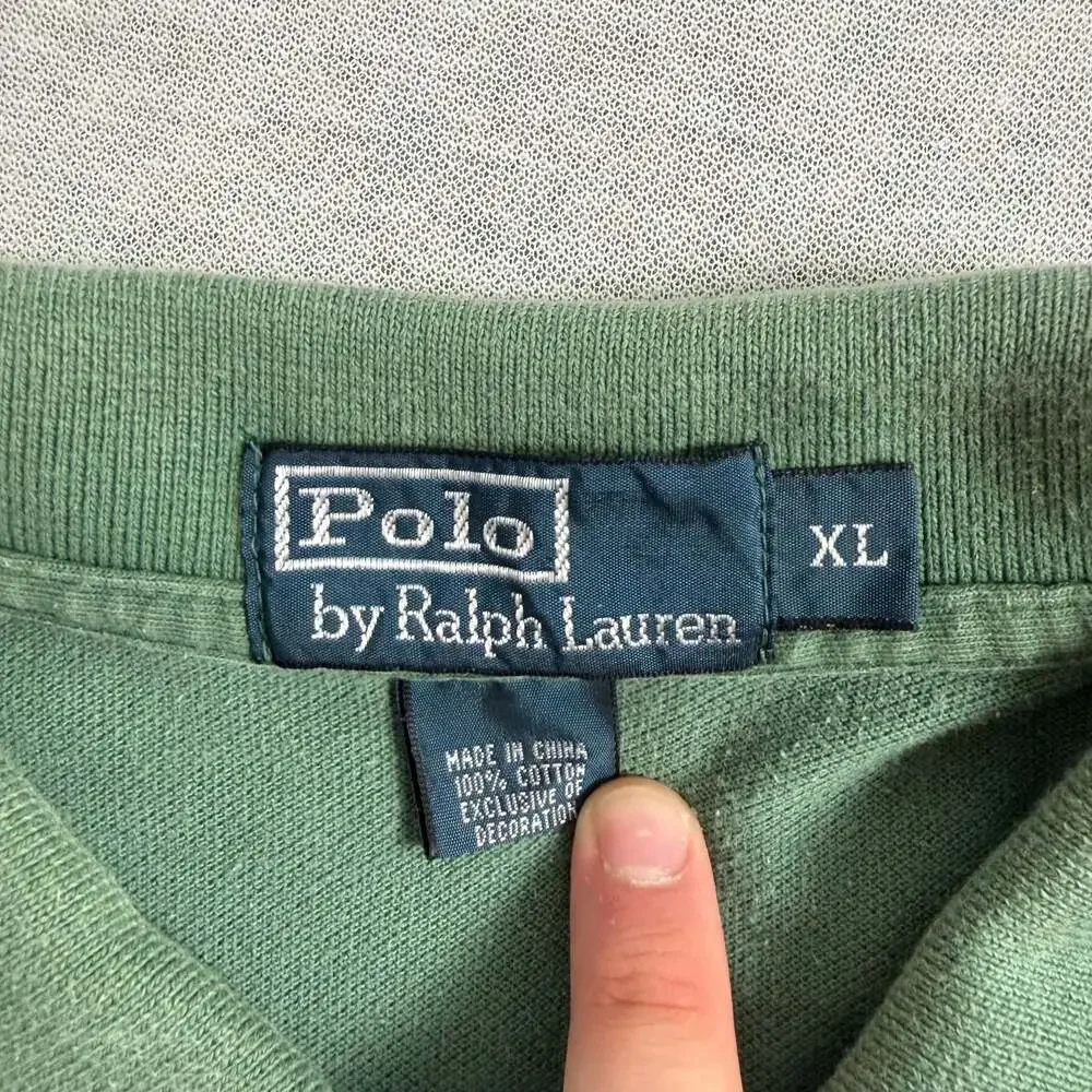 Polo Ralph Lauren Classic Fit Short Sleeve Polo Shirt Green Men's Size XL